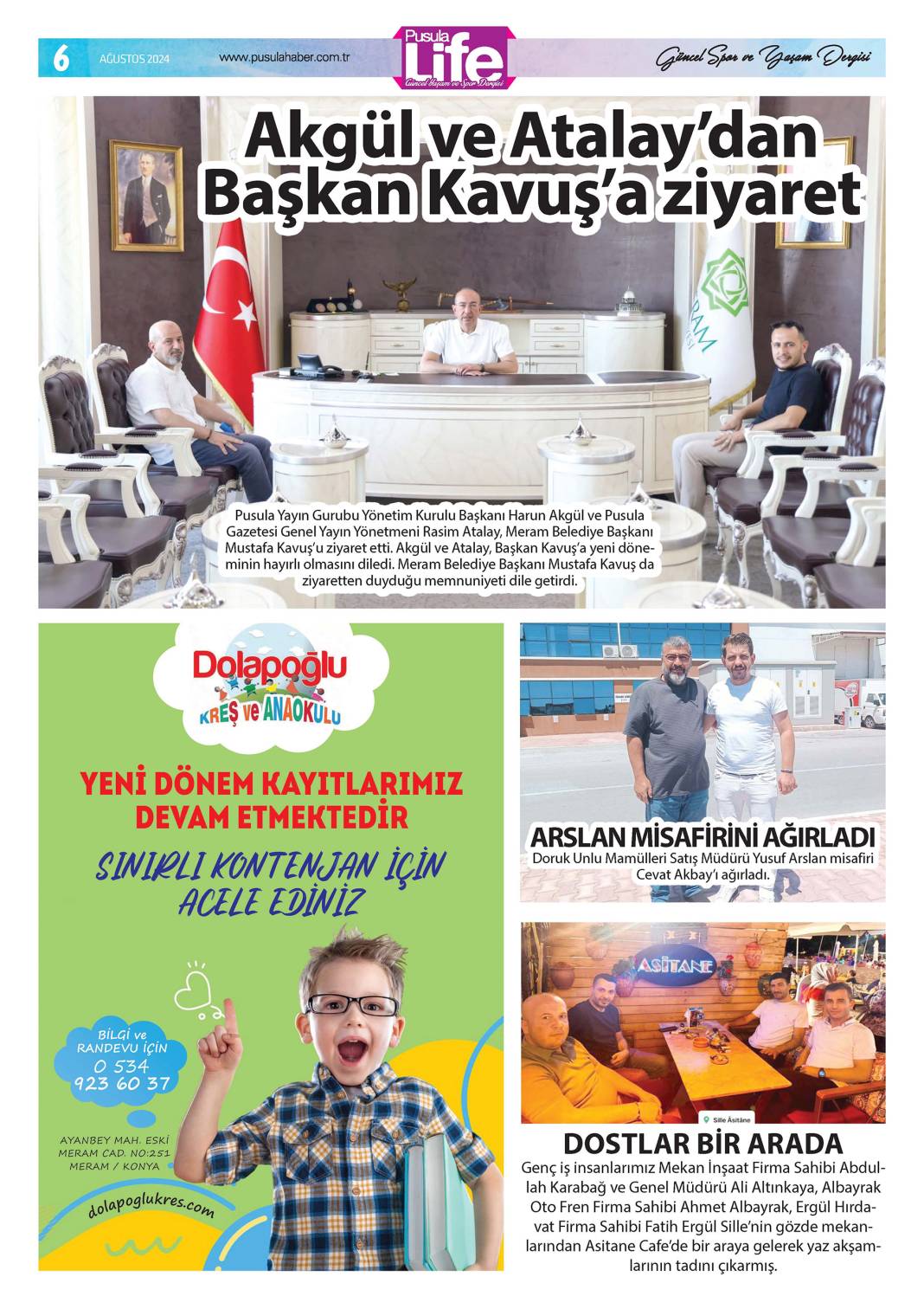 Konya'nın kültür ve magazin dergisi yeni sayısıyla okurlarıyla buluştu 6